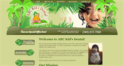 Desktop Screenshot of abckidsdental.net